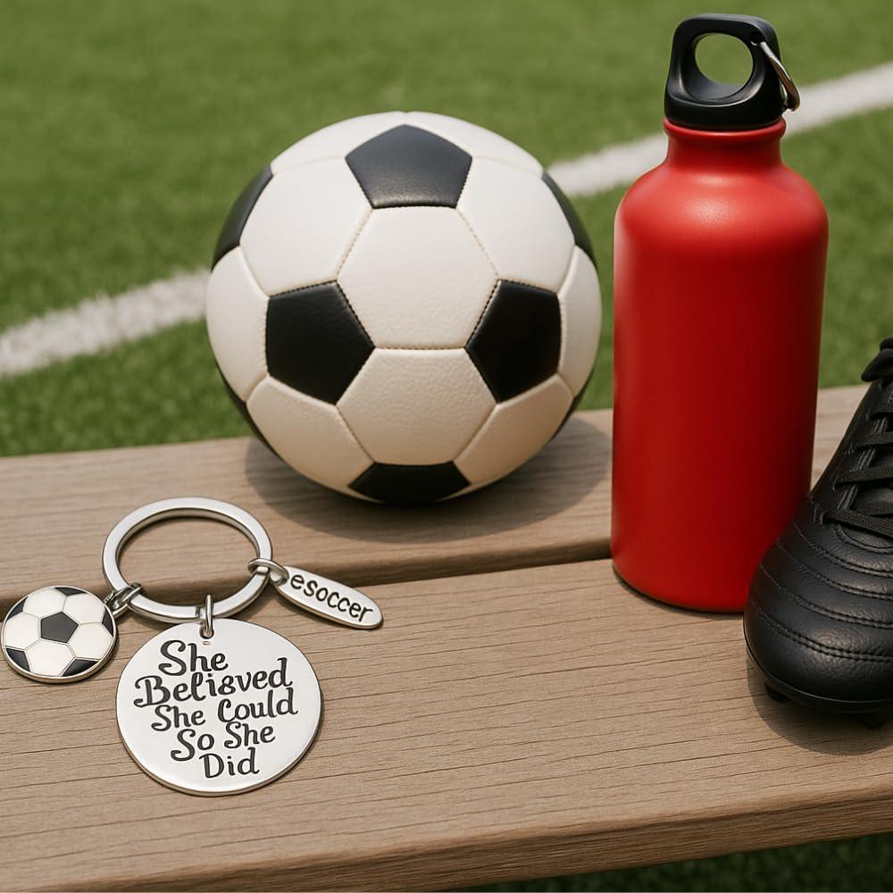 Llavero Motivacional de Fútbol Sportybella - Regalo Inspirador