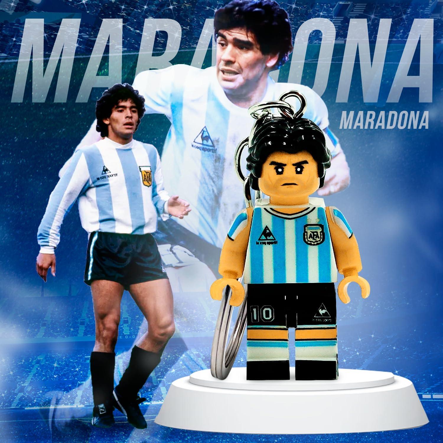 Llavero personalizado Maradona #10 - Camiseta Argentina 1986