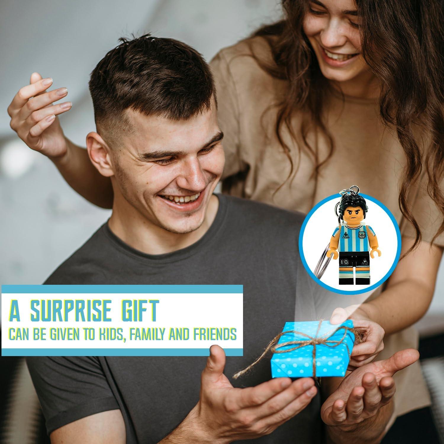 Llavero personalizado Maradona #10 - Camiseta Argentina 1986