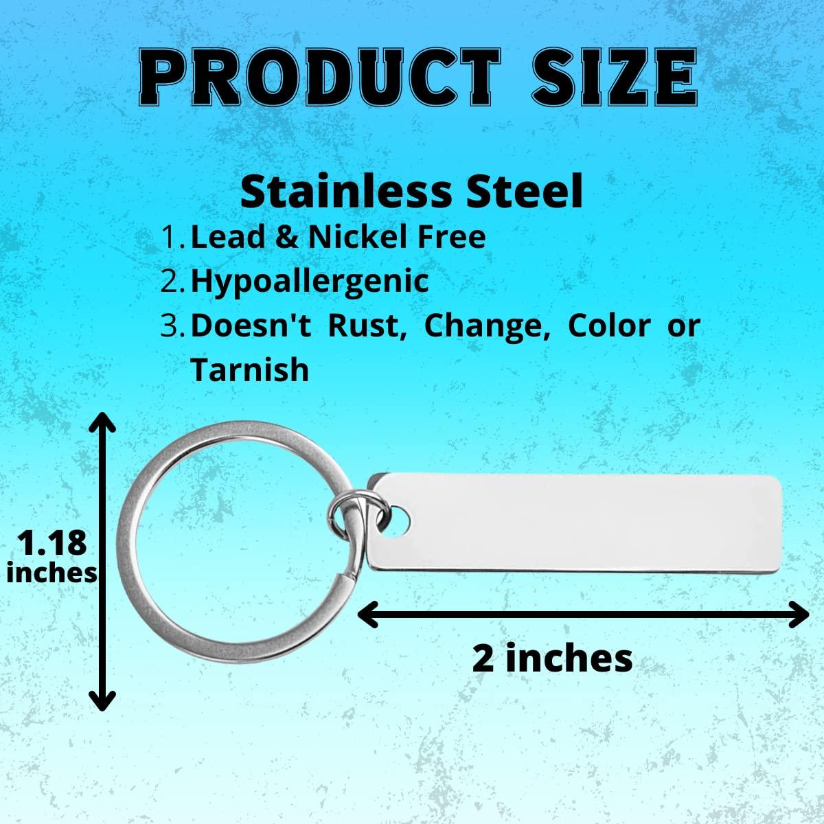 Llavero de Fútbol Personalizado Acero Inoxidable Unisex