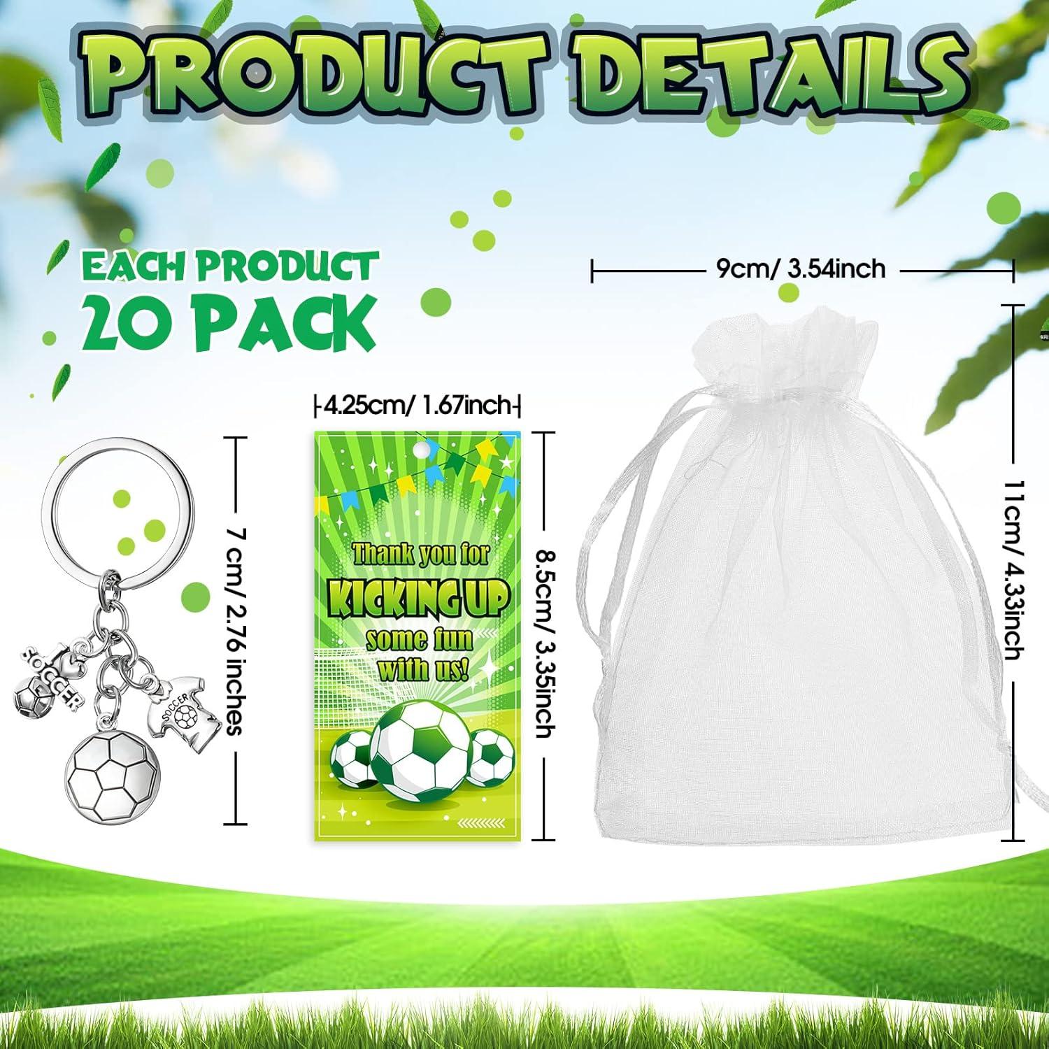 60 Piezas Suministros de Fiesta de Fútbol Bucherry