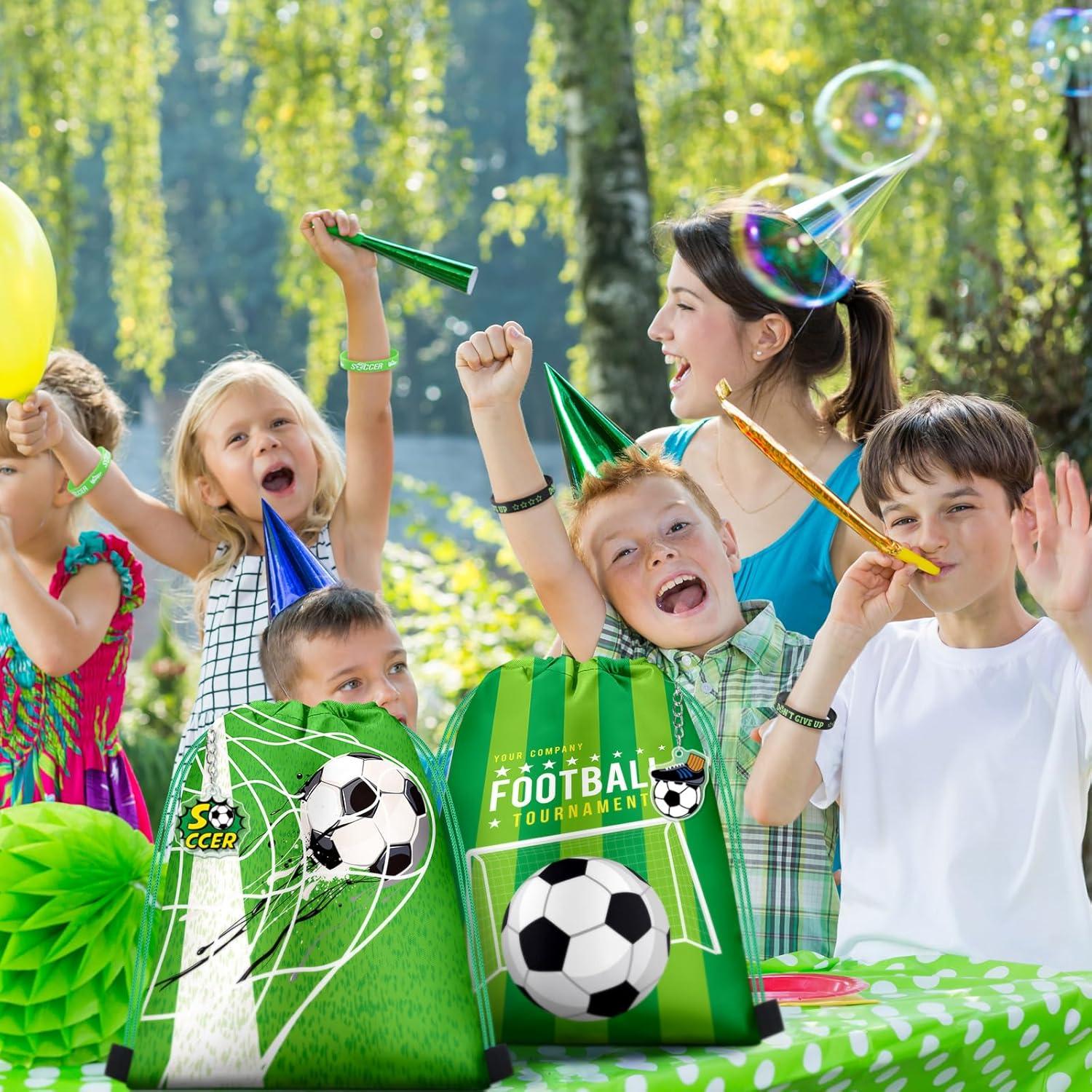 Conjunto de Fiesta de Fútbol 48 Pcs Talltalk - Mochilas, Pulseras y Llaveros