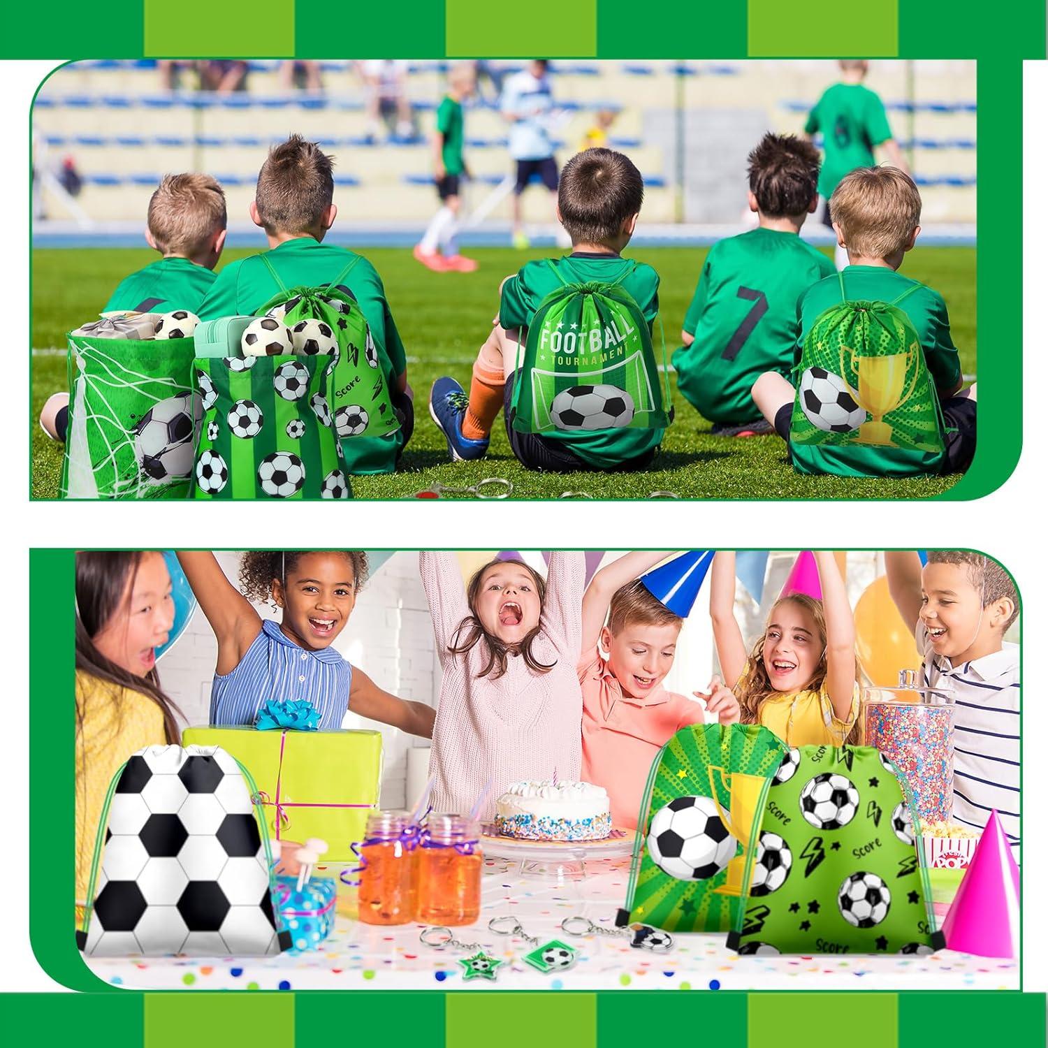 Conjunto de Fiesta de Fútbol 48 Pcs Talltalk - Mochilas, Pulseras y Llaveros
