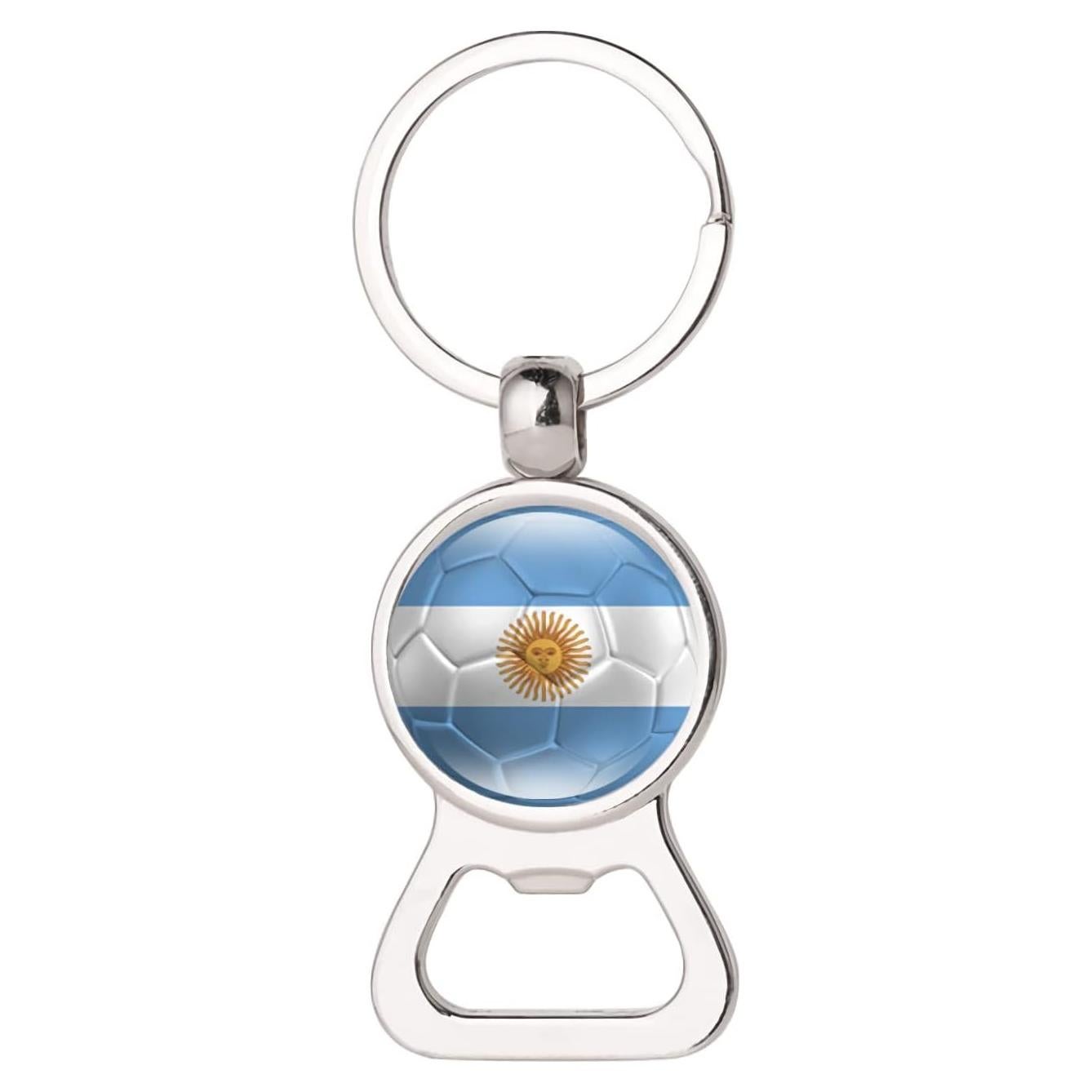 Llavero Abrebotellas Bandera Argentina Genérico 8.43x3.20cm