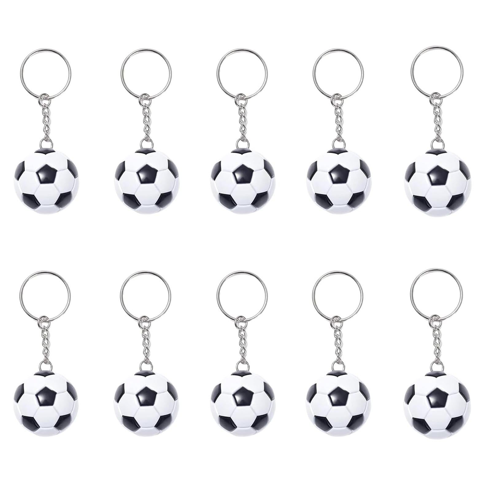 Llavero de Pelotas de Fútbol Vyooxcy - 10 Piezas, Souvenirs Deportivos