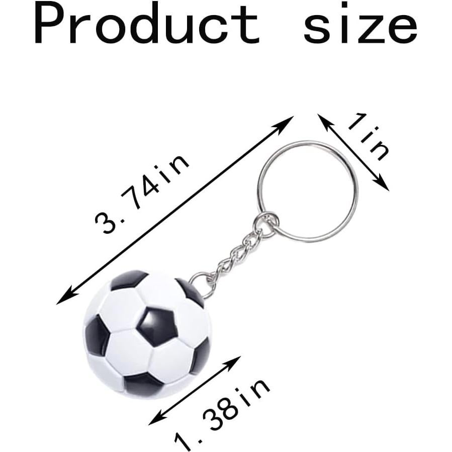 Llavero de Pelotas de Fútbol Vyooxcy - 10 Piezas, Souvenirs Deportivos