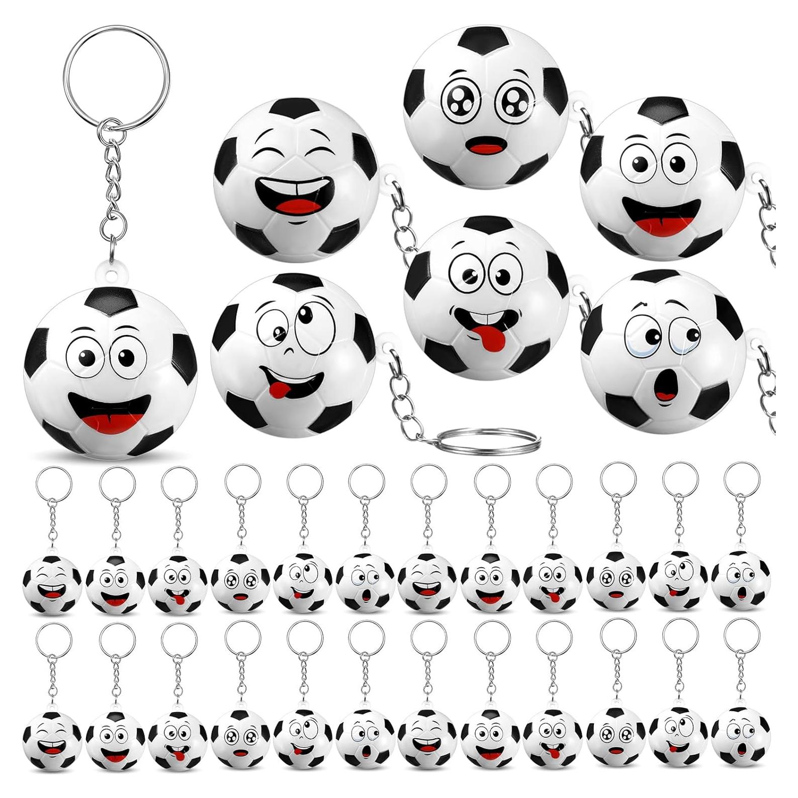 30 Llaveros de Pelotas de Estrés de Fútbol Arrowbash 4 cm