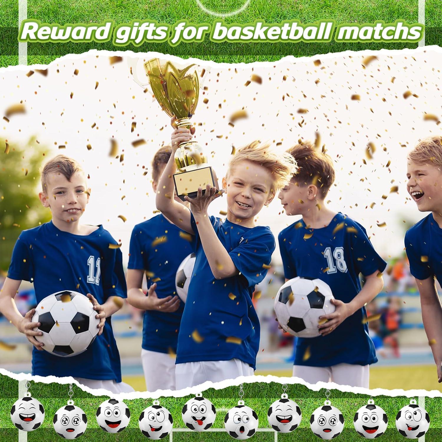 30 Llaveros de Pelotas de Estrés de Fútbol Arrowbash 4 cm