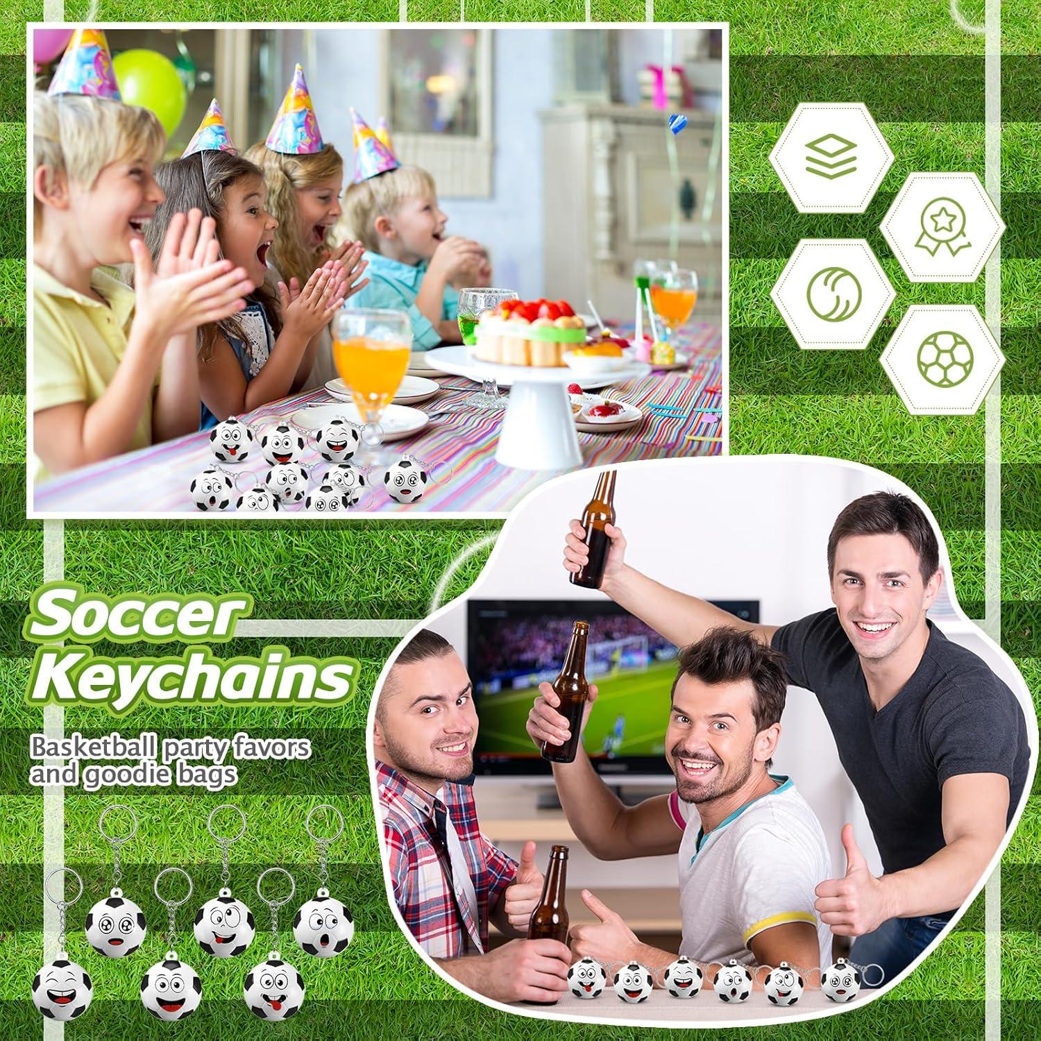 30 Llaveros de Pelotas de Estrés de Fútbol Arrowbash 4 cm