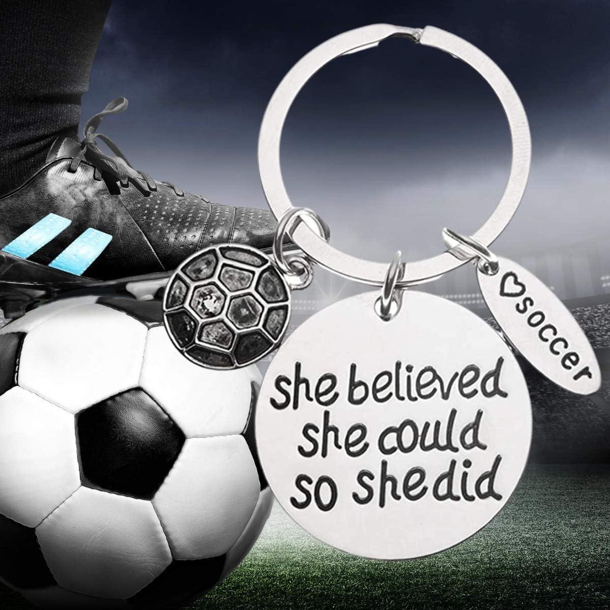 Llavero de Fútbol Motivacional Colección Infinita - Regalo para Mujeres