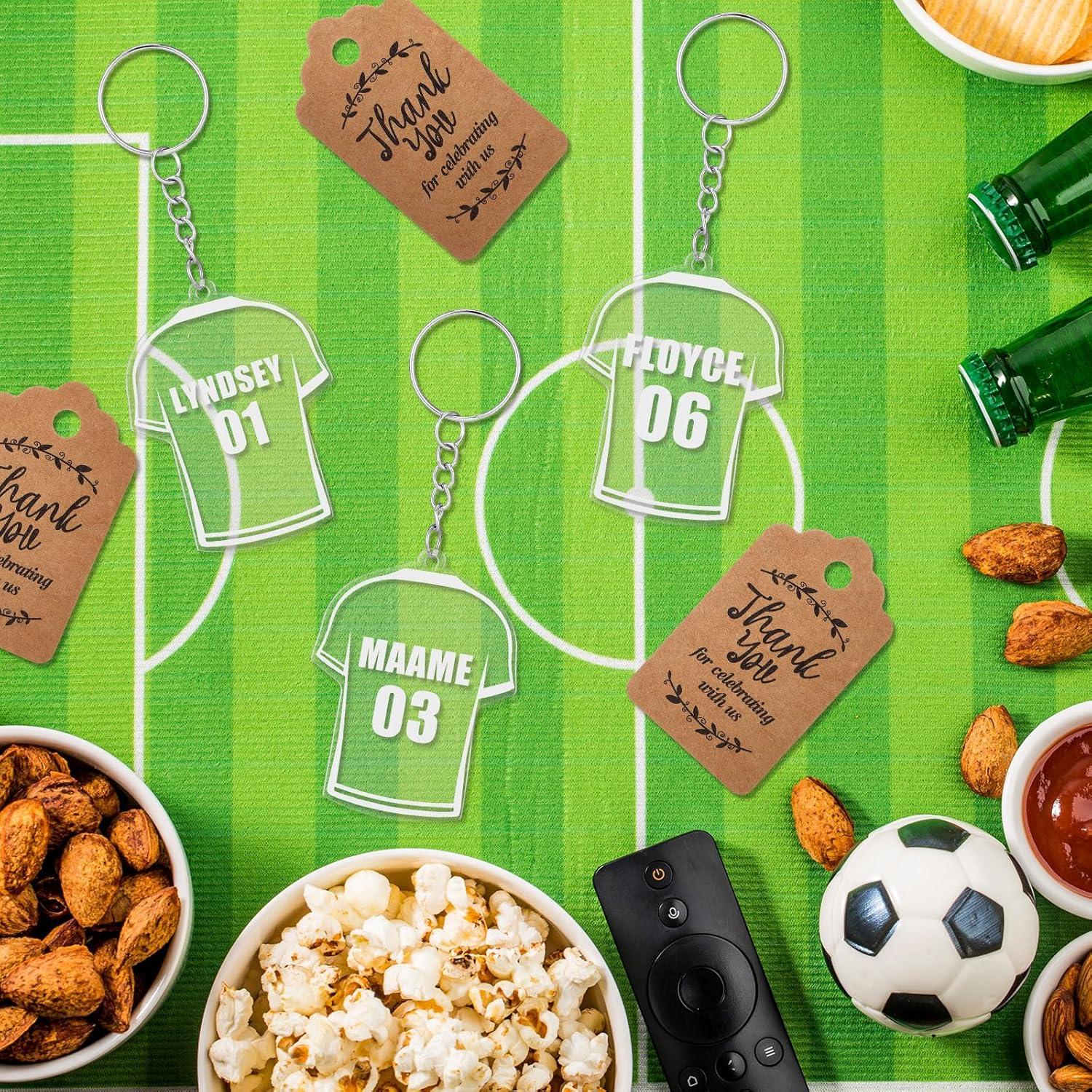 Conjunto de 30 Llaveros Camiseta Fútbol JellyArch DIY