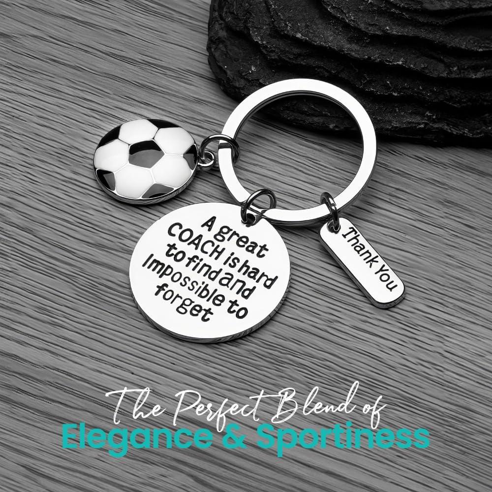 Llavero de Entrenador de Fútbol Sportybella - Regalo Duradero