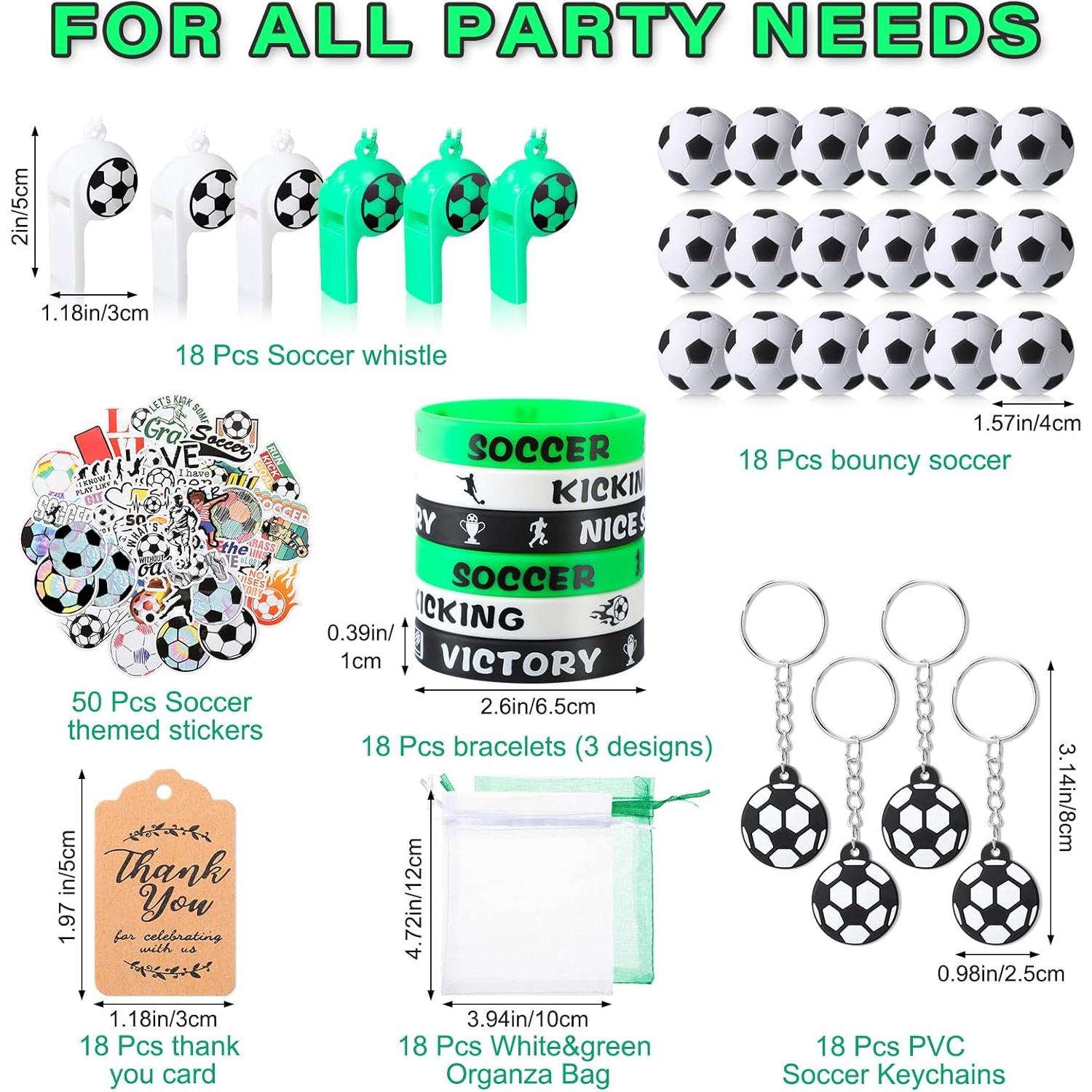 Conjunto de Fiesta de Fútbol Hungdao 158 Piezas para Niños