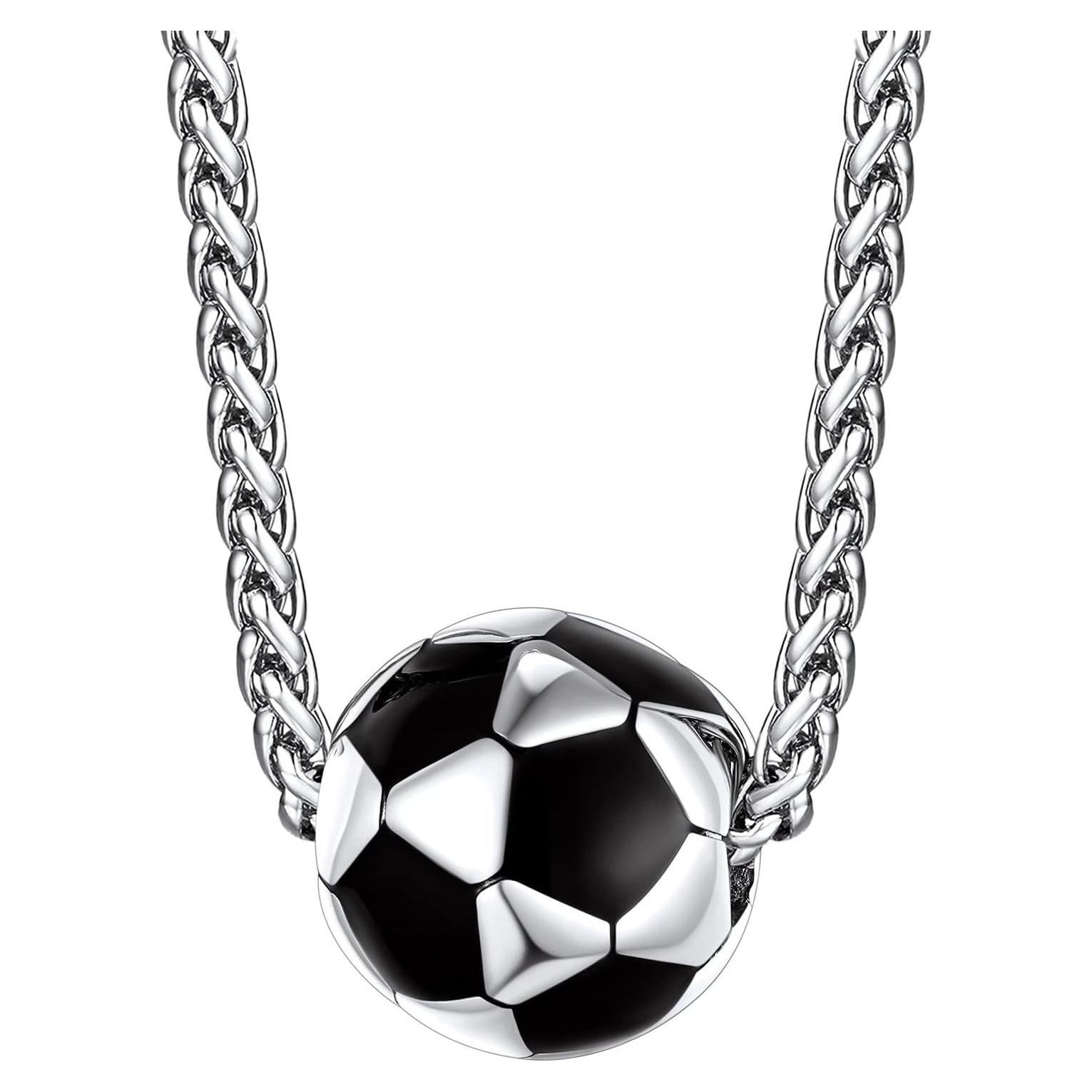 Collar de Acero Inoxidable para Hombre Bestyle - Balón de Fútbol