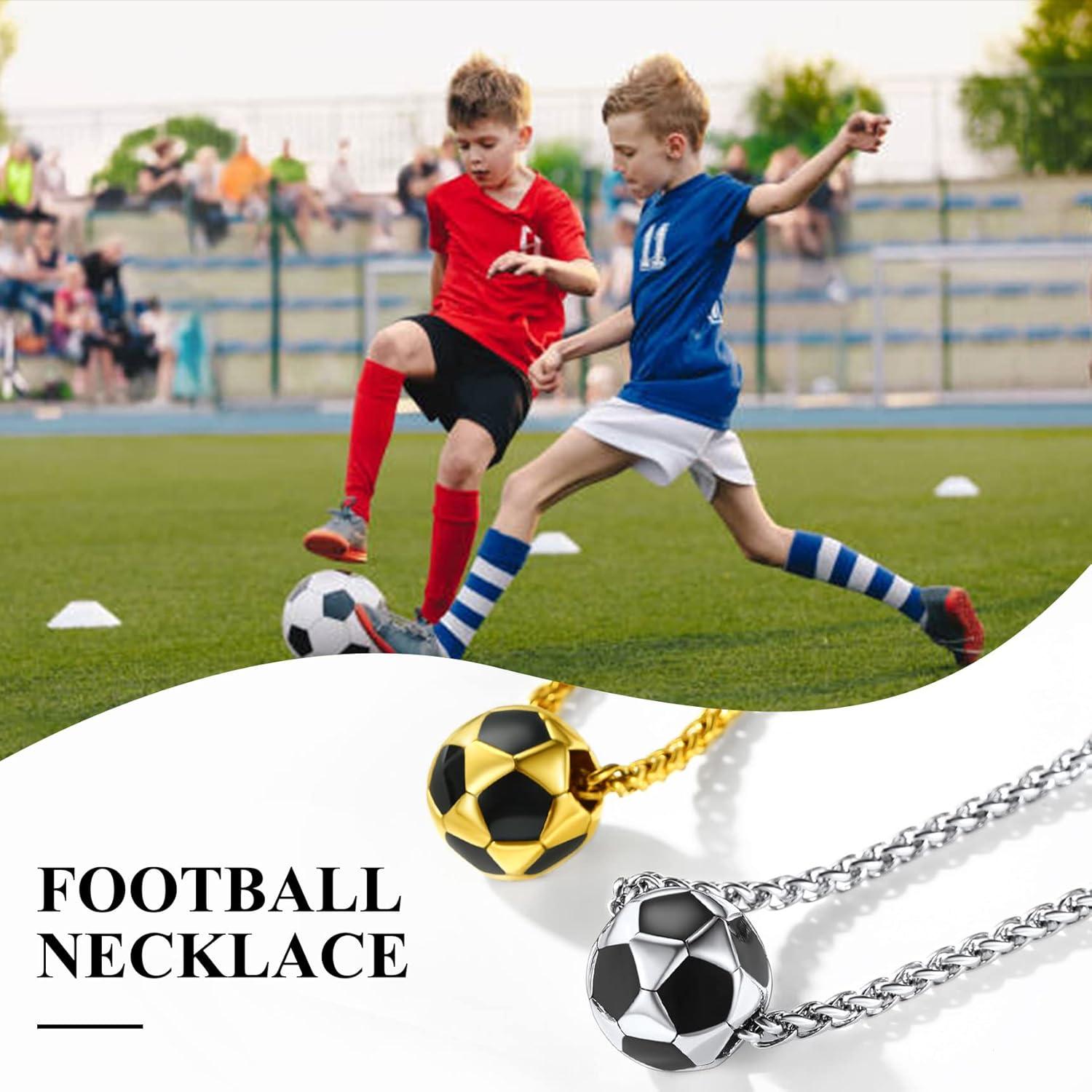 Collar de Acero Inoxidable para Hombre Bestyle - Balón de Fútbol