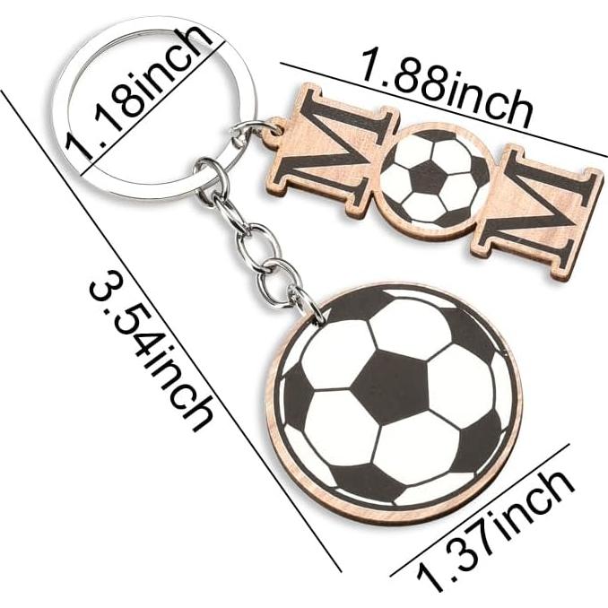 Llavero de Fútbol YALLNASL 3 cm Regalo para Mamá