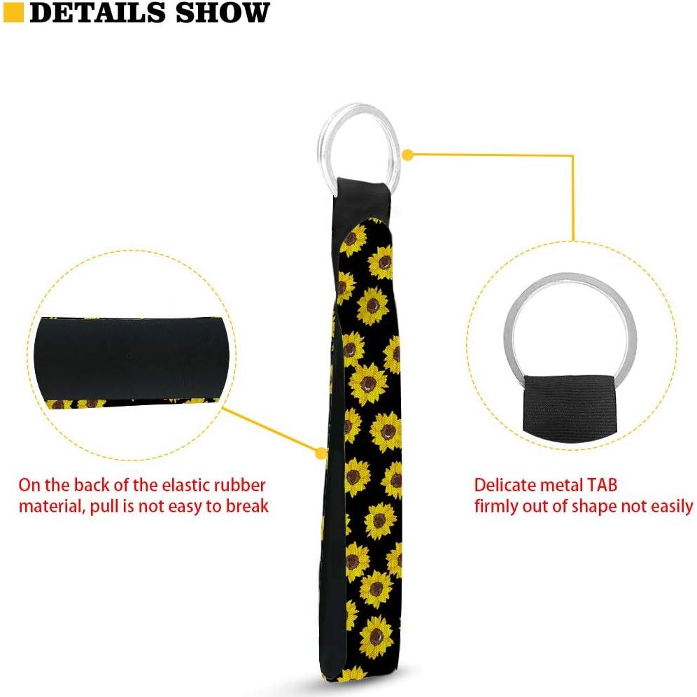 Soporte Llavero de Muñeca Jeiento Neopreno 2.2x14.2 cm