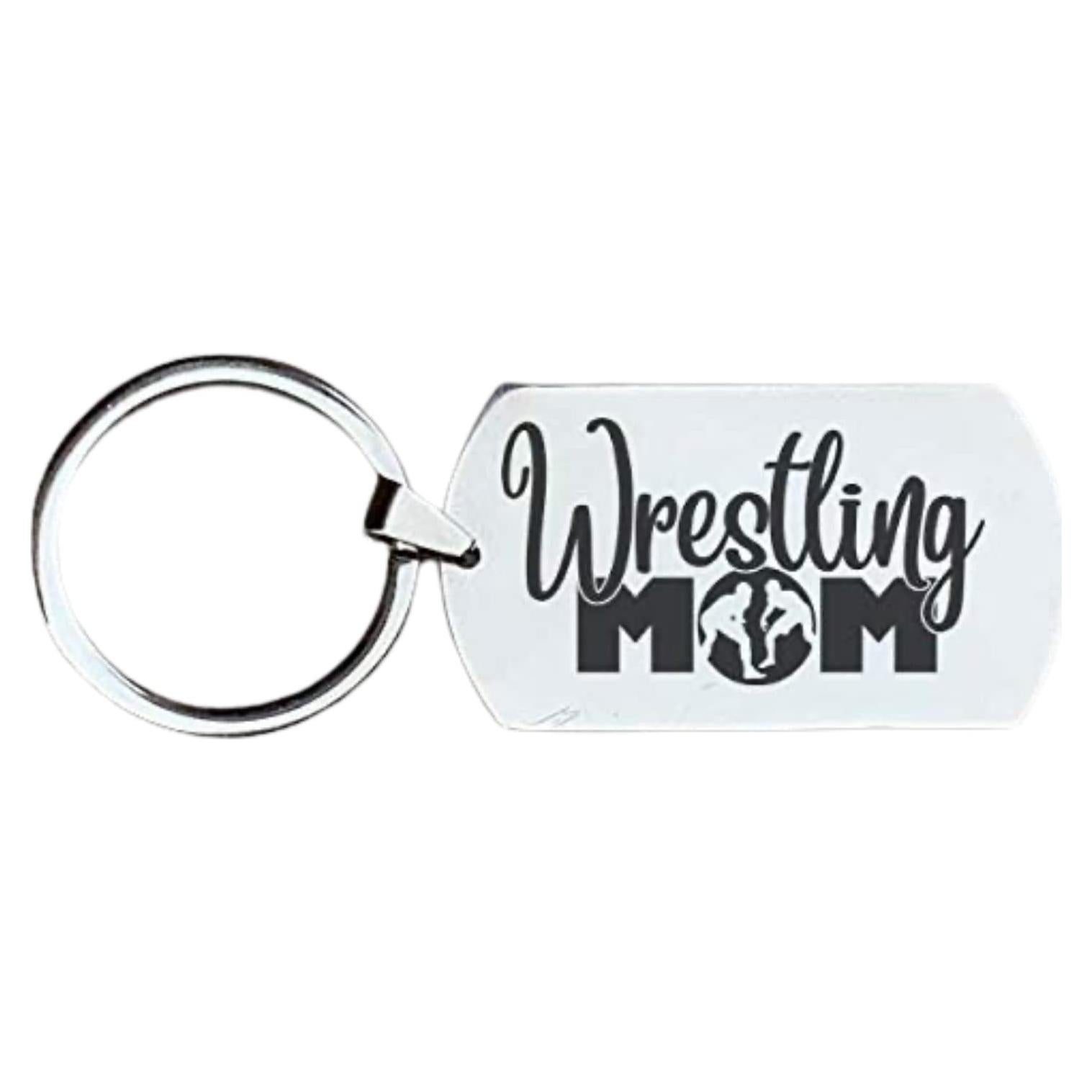 Llavero de Acero Inoxidable Mamá Luchadora - Regalo Inspirador