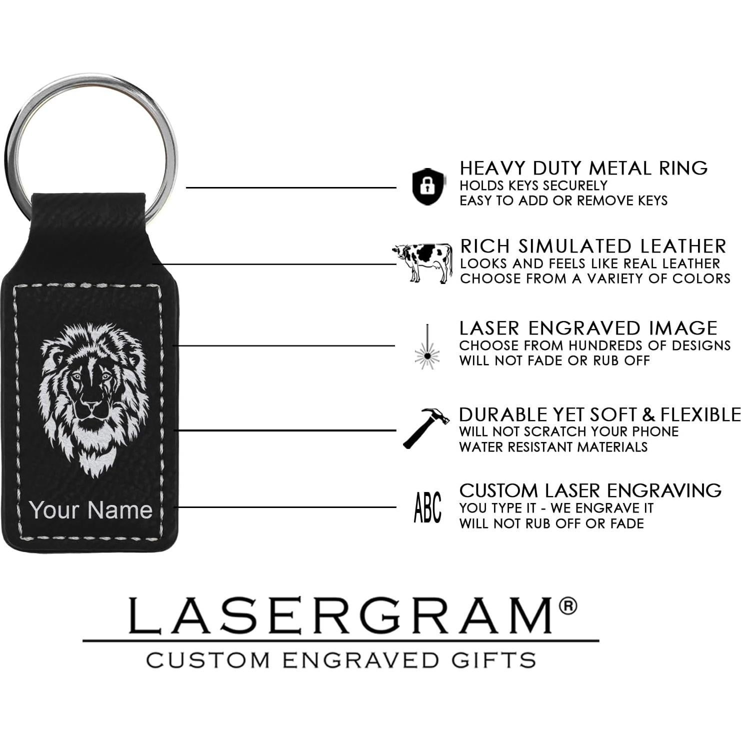 Llave Rectangular LaserGram Balón Fútbol Grabado Personalizado