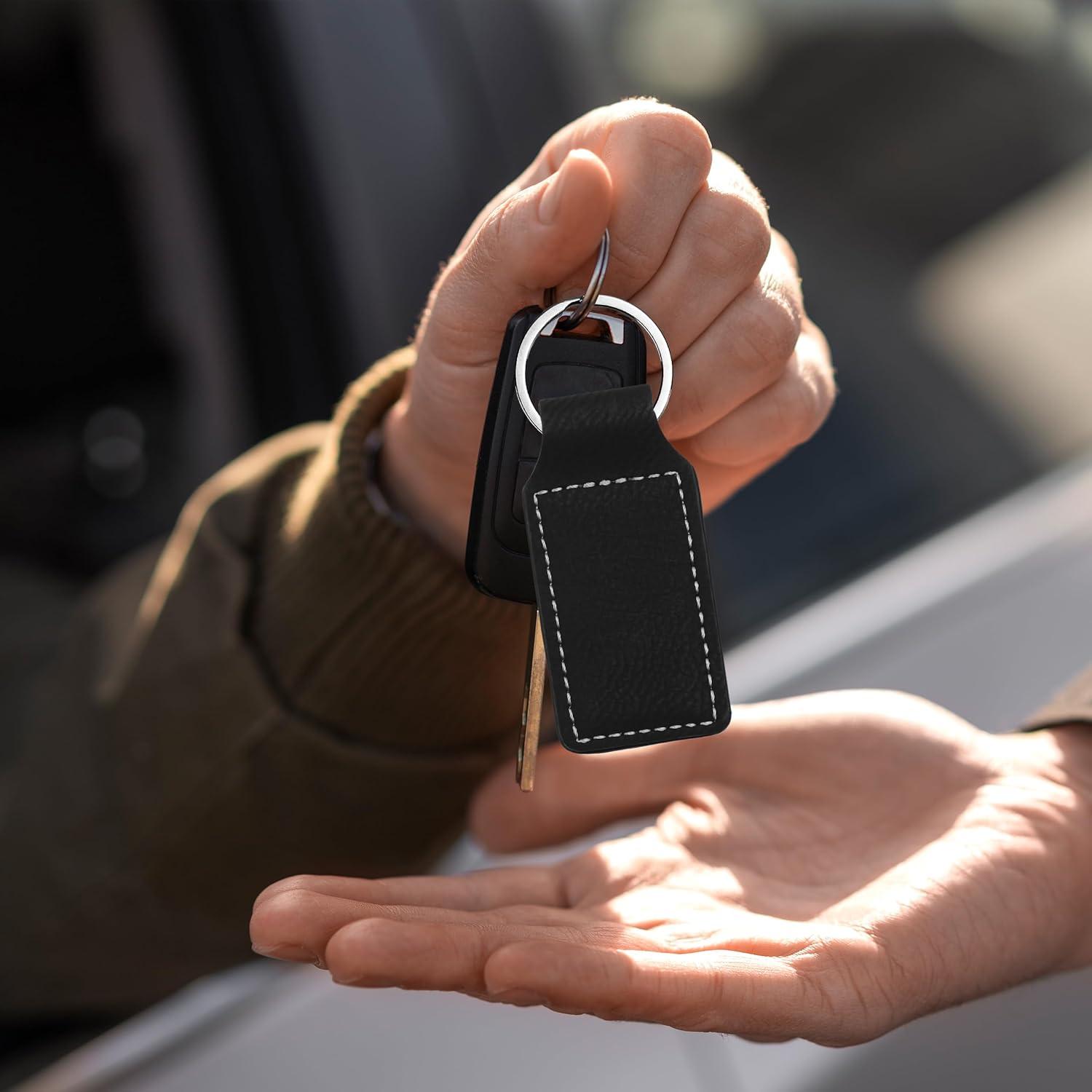 Llave Rectangular LaserGram Balón Fútbol Grabado Personalizado