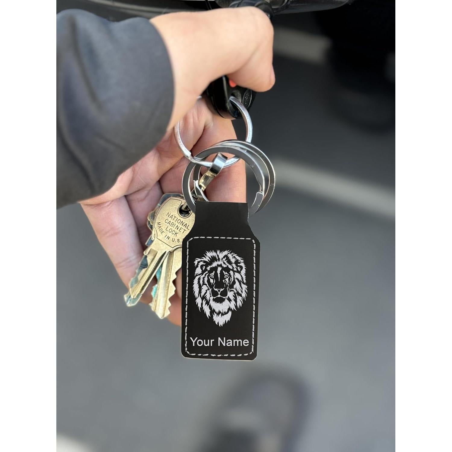 Llave Rectangular LaserGram Balón Fútbol Grabado Personalizado