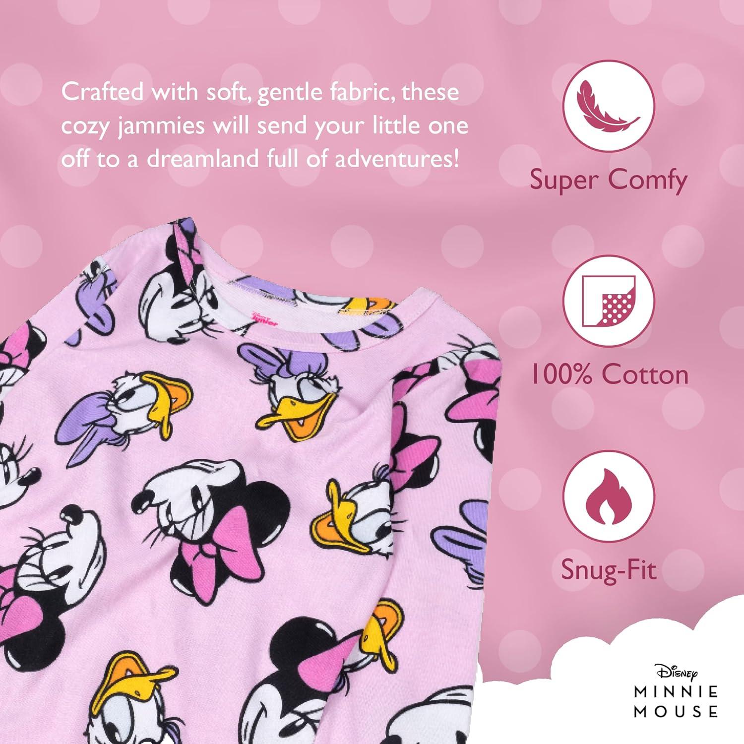 Pijama 4 Piezas Disney Frozen 2 Niñas Algodón Suave