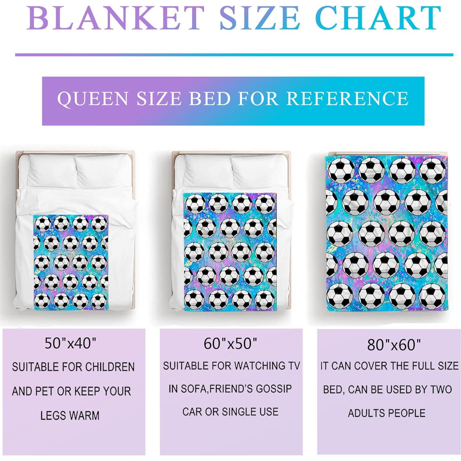 Manta de Fútbol NORSEASON 127x102cm Franela Ultra Suave