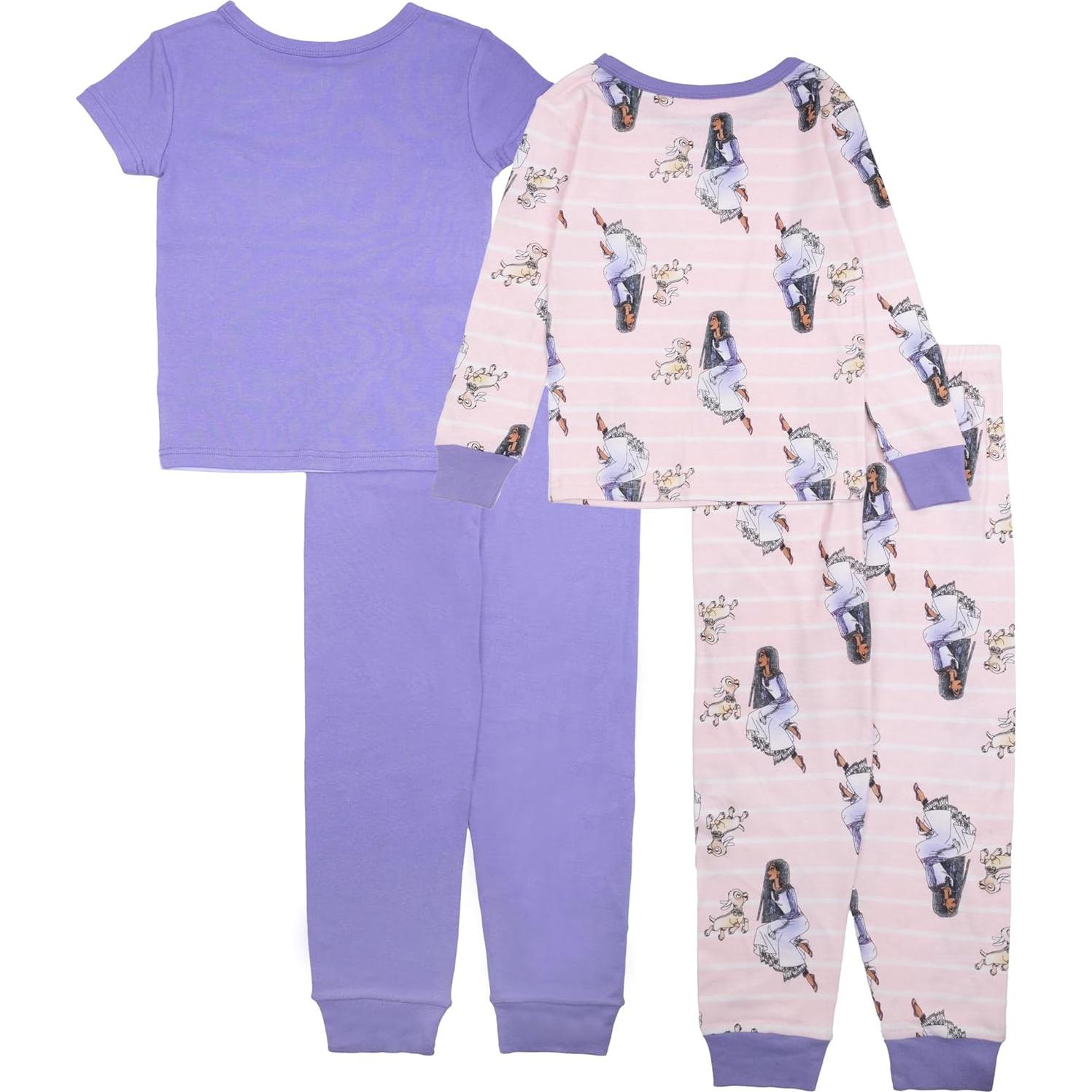 Pijama 4 Piezas Disney Frozen 2 Niñas Algodón Suave