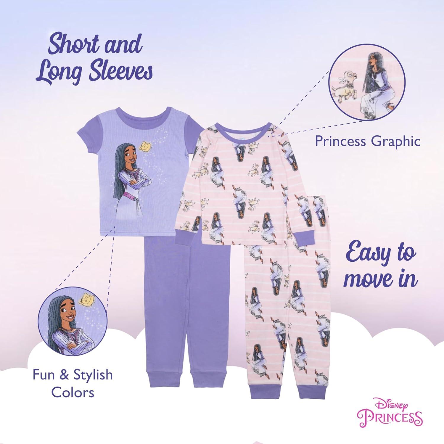 Pijama 4 Piezas Disney Frozen 2 Niñas Algodón Suave