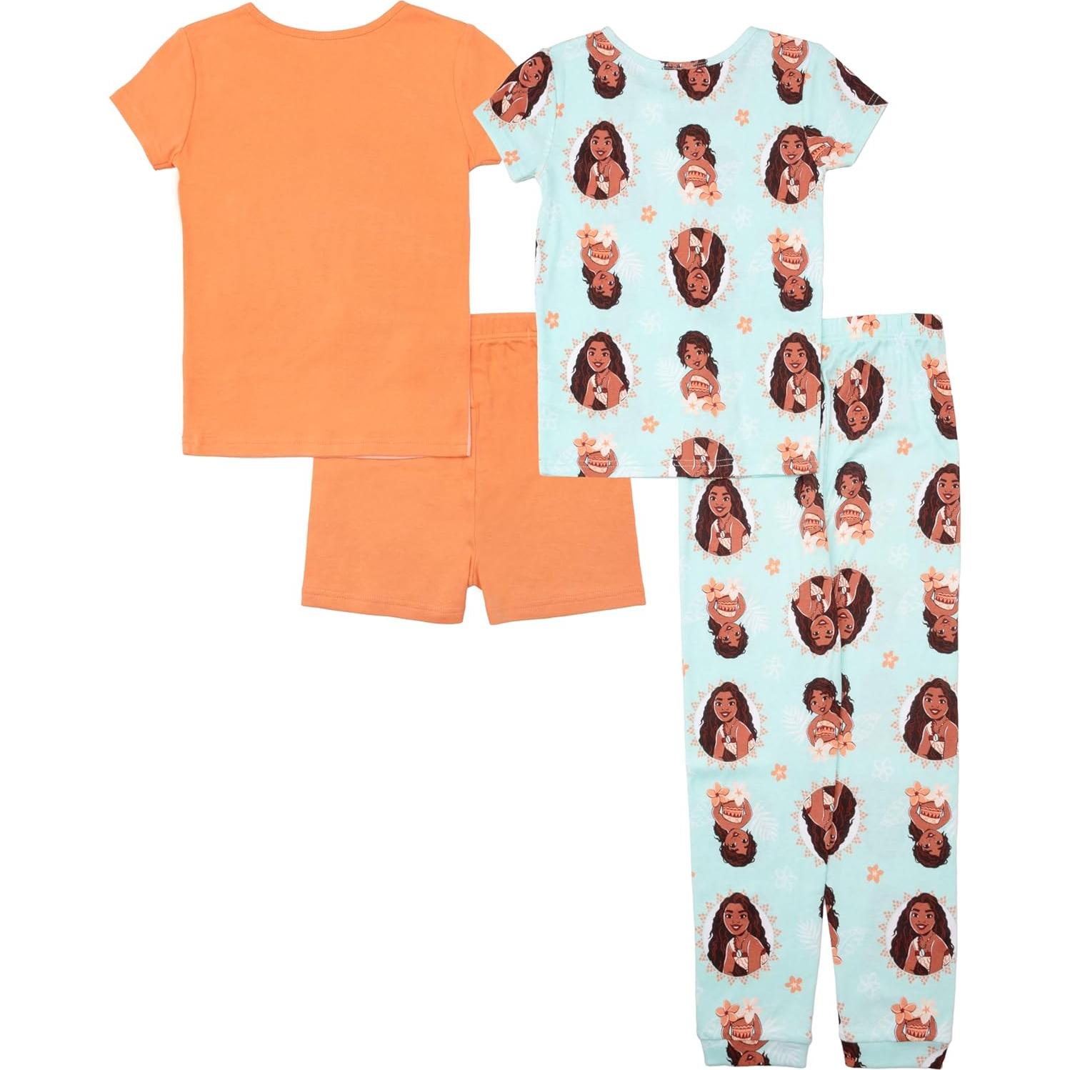 Pijama 4 Piezas Disney Frozen 2 Niñas Algodón Suave