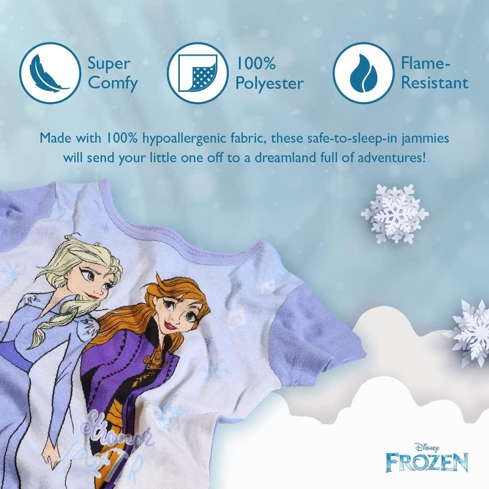 Pijama 4 Piezas Disney Frozen 2 Niñas Algodón Suave