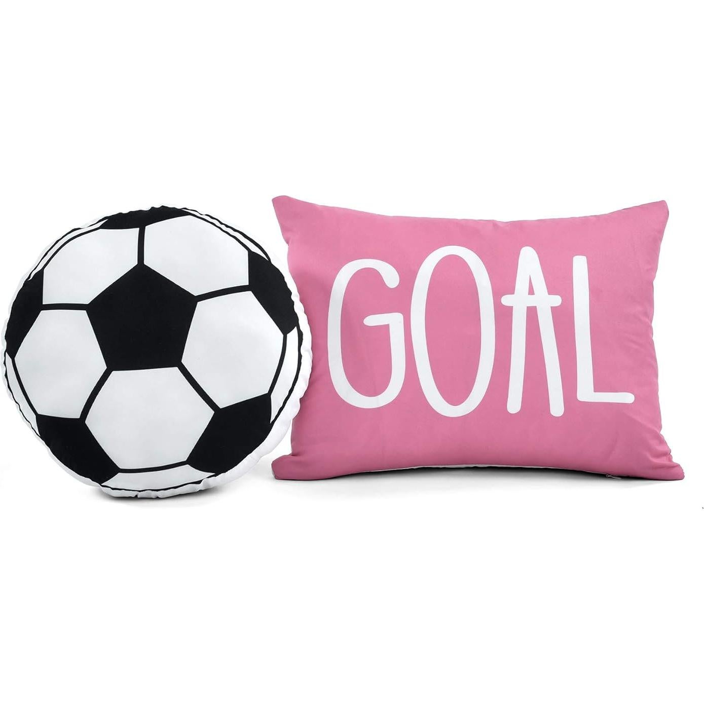 Juego de Ropa de Cama de Fútbol Lush Decor Doble 5 Piezas Púrpura