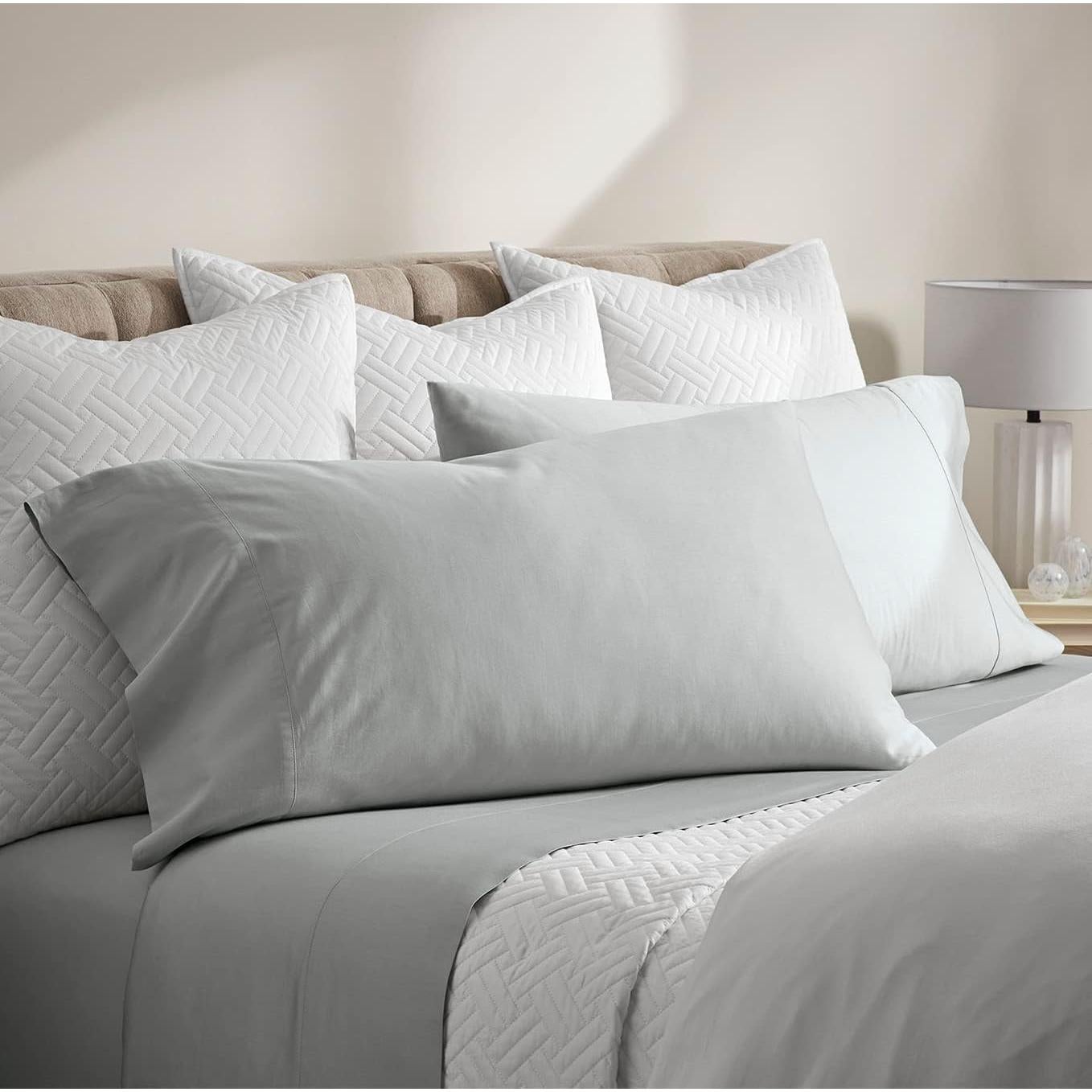 Juego de Sábanas BOLL & BRANCH Rey 100% Algodón Orgánico Costa