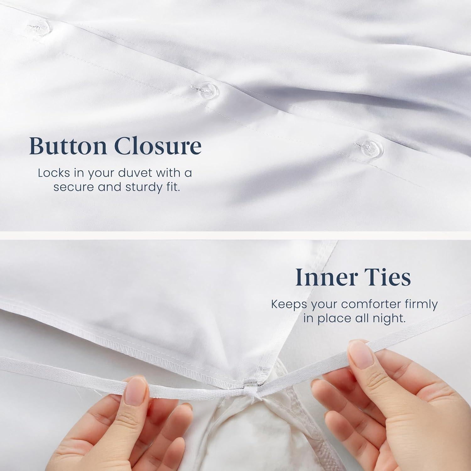 Funda de Edredón Ella Jayne King 100% Algodón Percale Marino