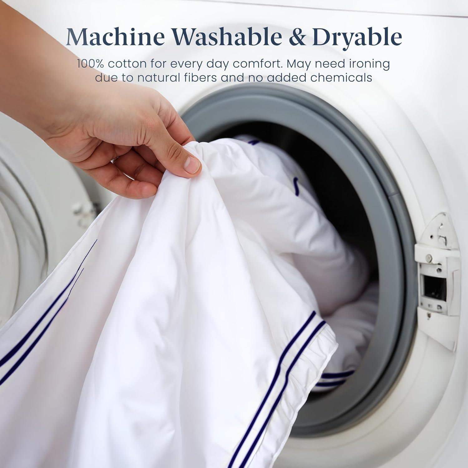 Funda de Edredón Ella Jayne King 100% Algodón Percale Marino