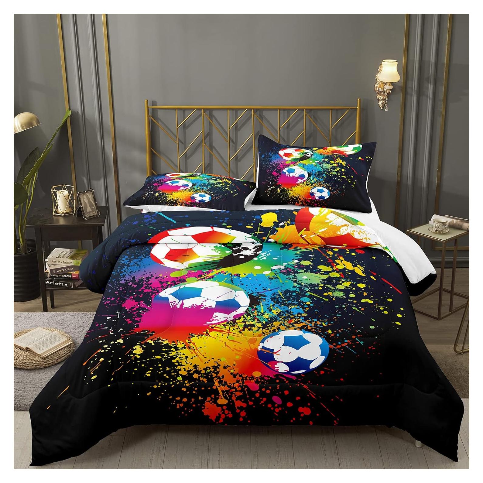 Conjunto de Ropa de Cama Bodhi Individual Fútbol 100% Microfibra