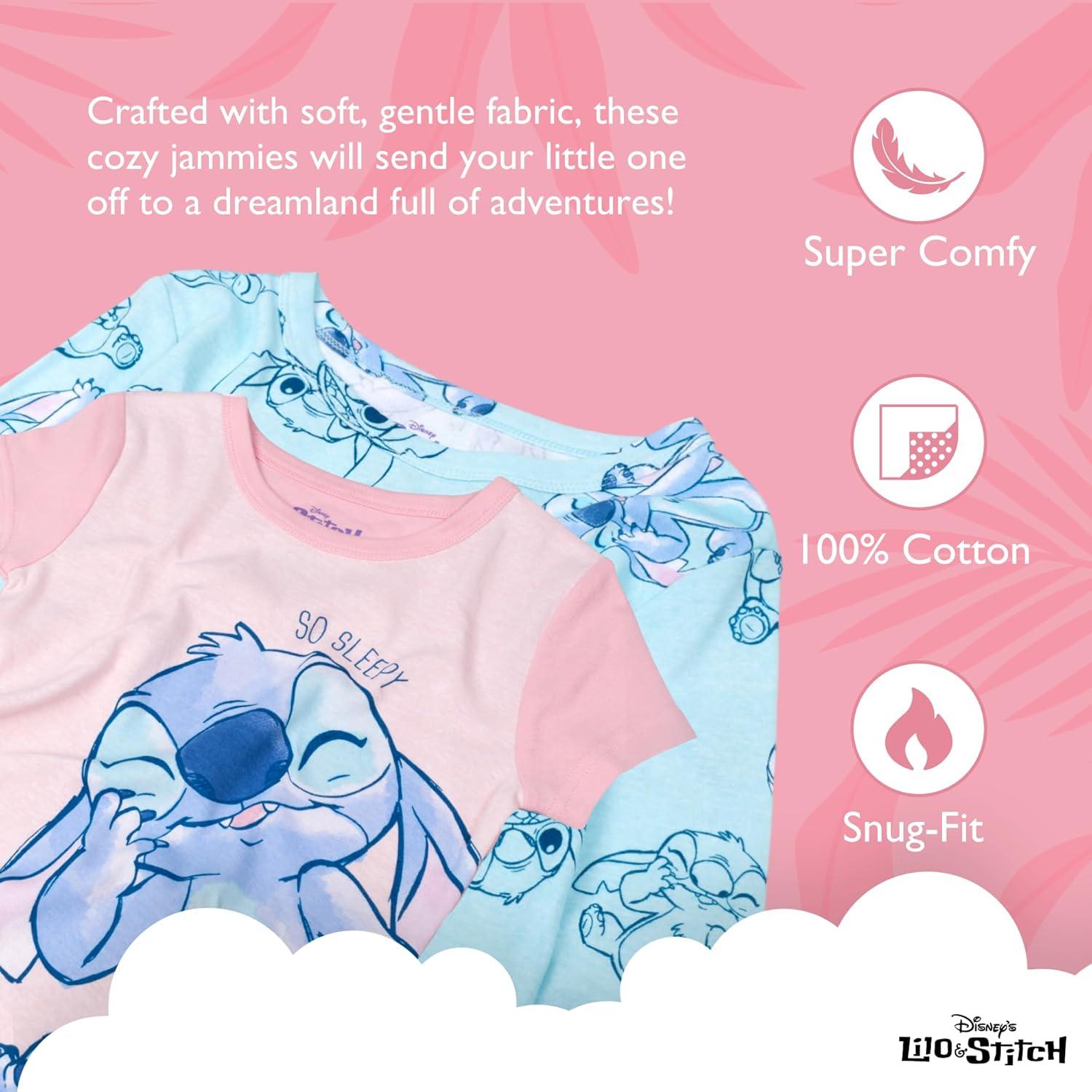 Pijama 4 Piezas Disney Frozen 2 Niñas Algodón Suave