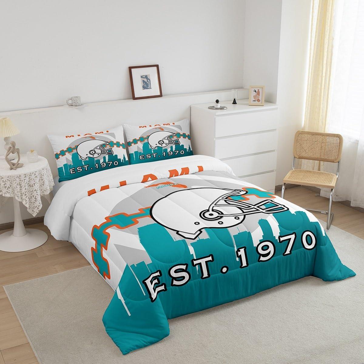 Conjunto Edredón Deportivo Erosebridal Reina Fútbol Miami