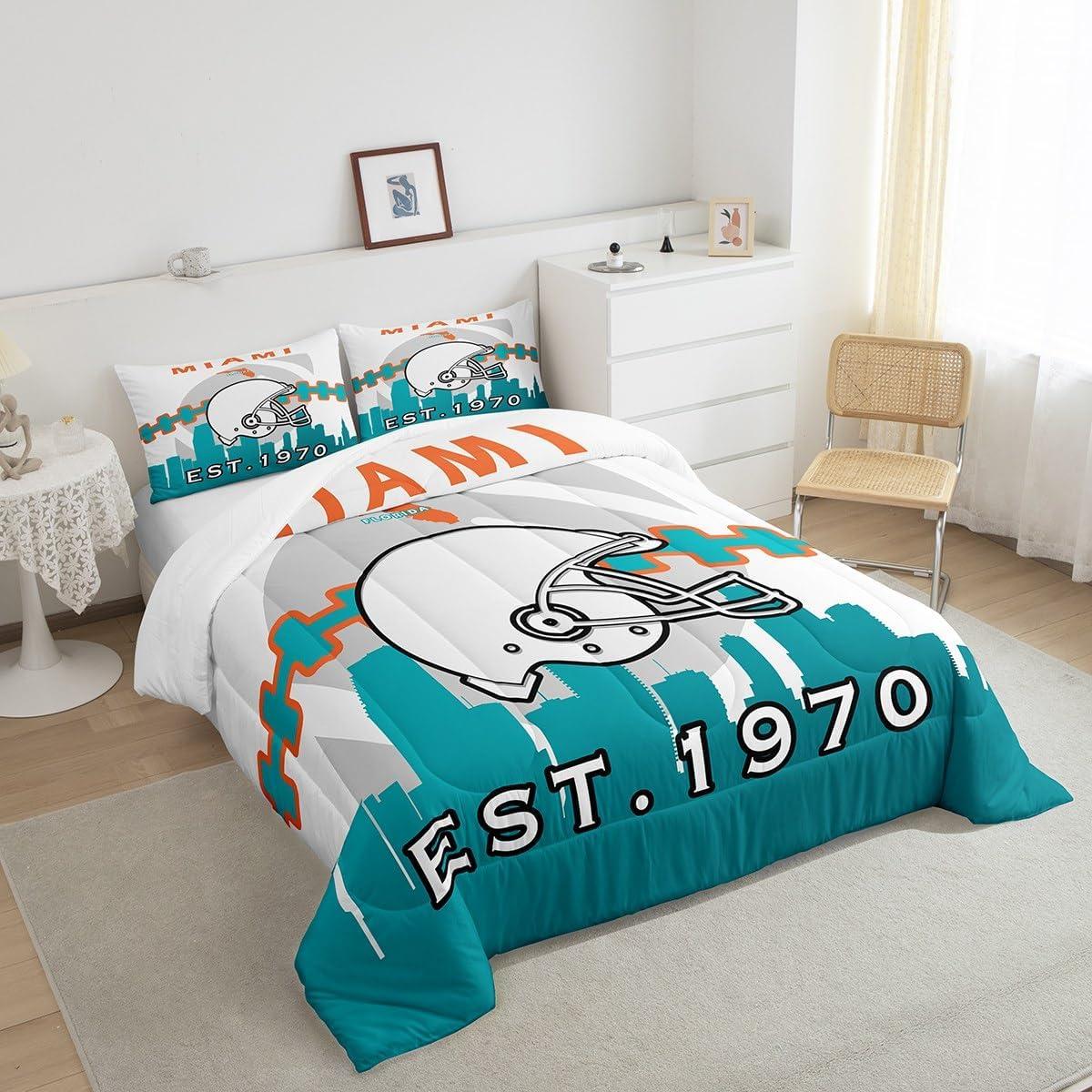 Conjunto Edredón Deportivo Erosebridal Reina Fútbol Miami