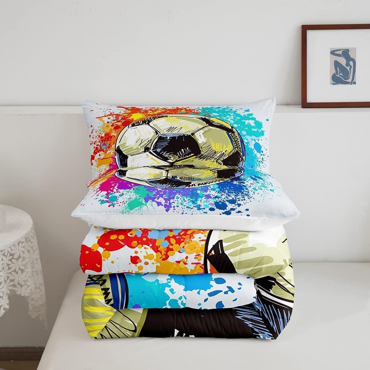 Juego de Edredón Completo Castle Fairy Tie-Dye Caricatura 3 Piezas