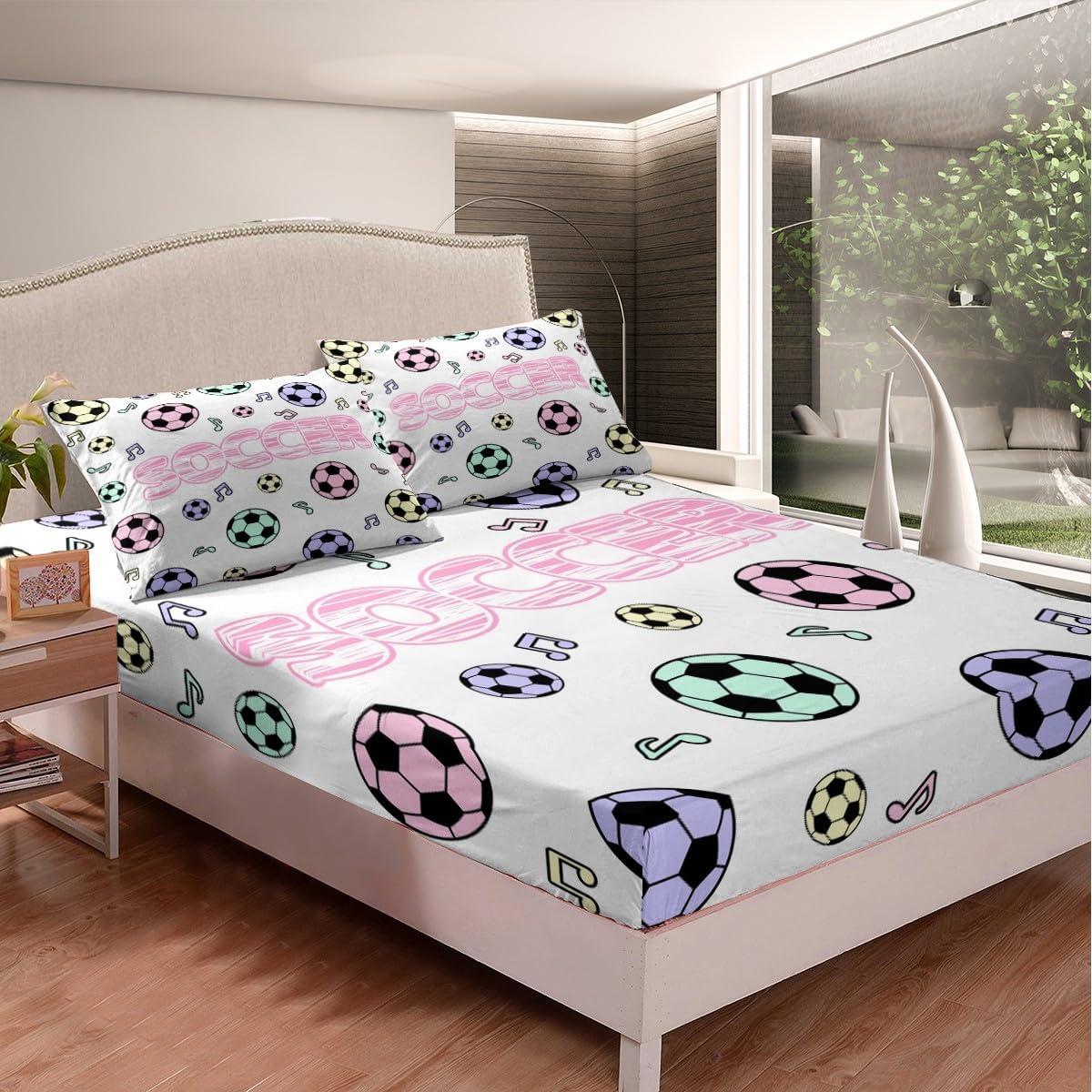 Juego de Sábanas Full Feelyou Deportes Microfibra 4 Piezas