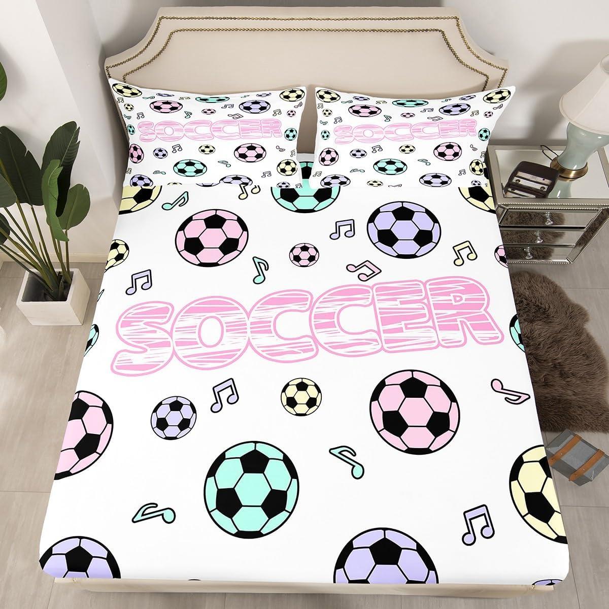 Juego de Sábanas Full Feelyou Deportes Microfibra 4 Piezas