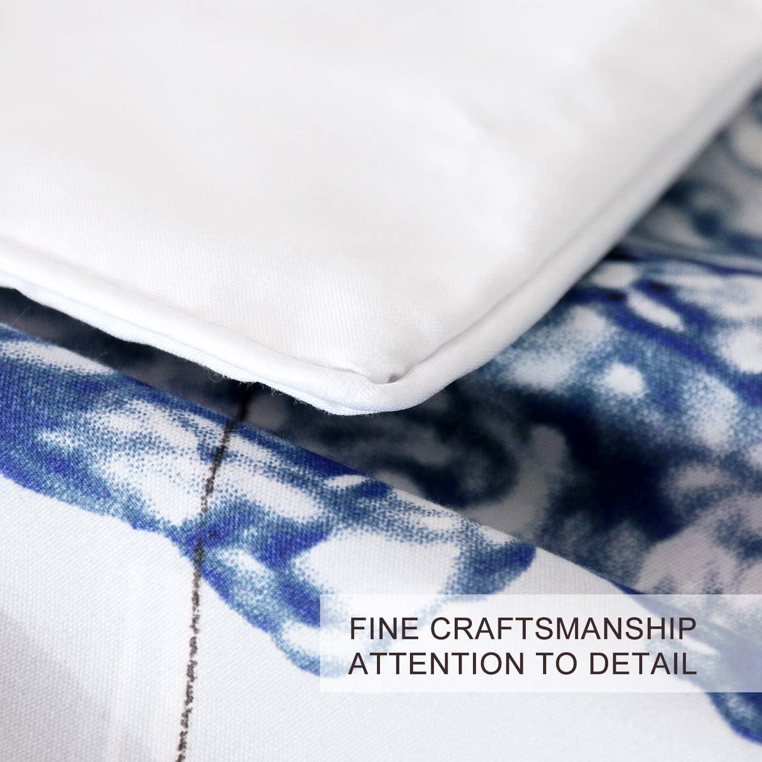 Cubierta de Edredón BlessLiving Fútbol Queen 3 Piezas Azul