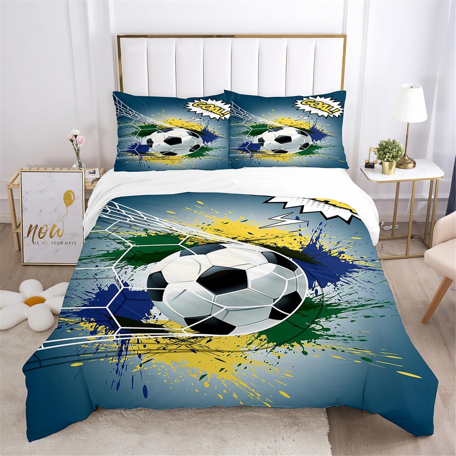 Juego de Ropa de Cama King ChliEarime Heicatte - 3 Piezas