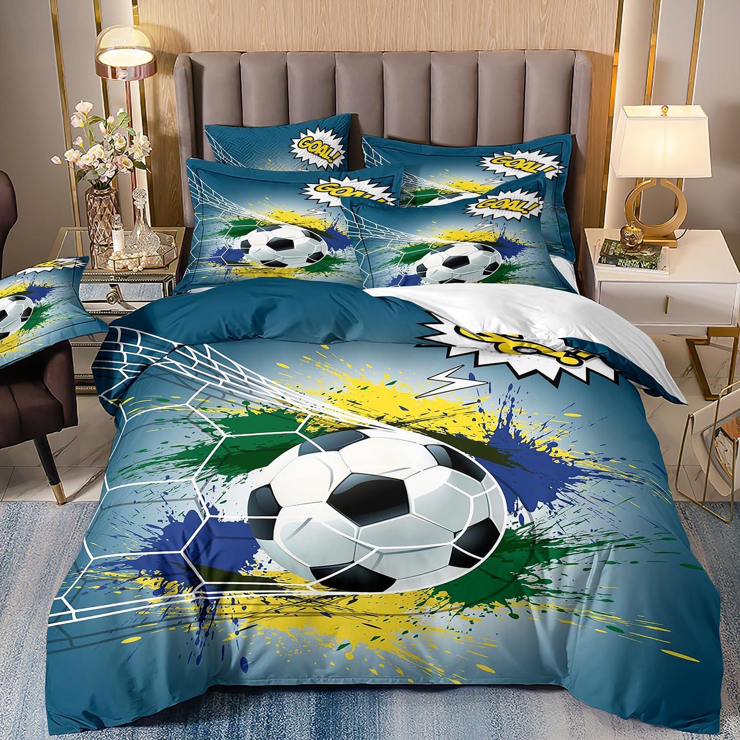 Juego de Ropa de Cama King ChliEarime Heicatte - 3 Piezas