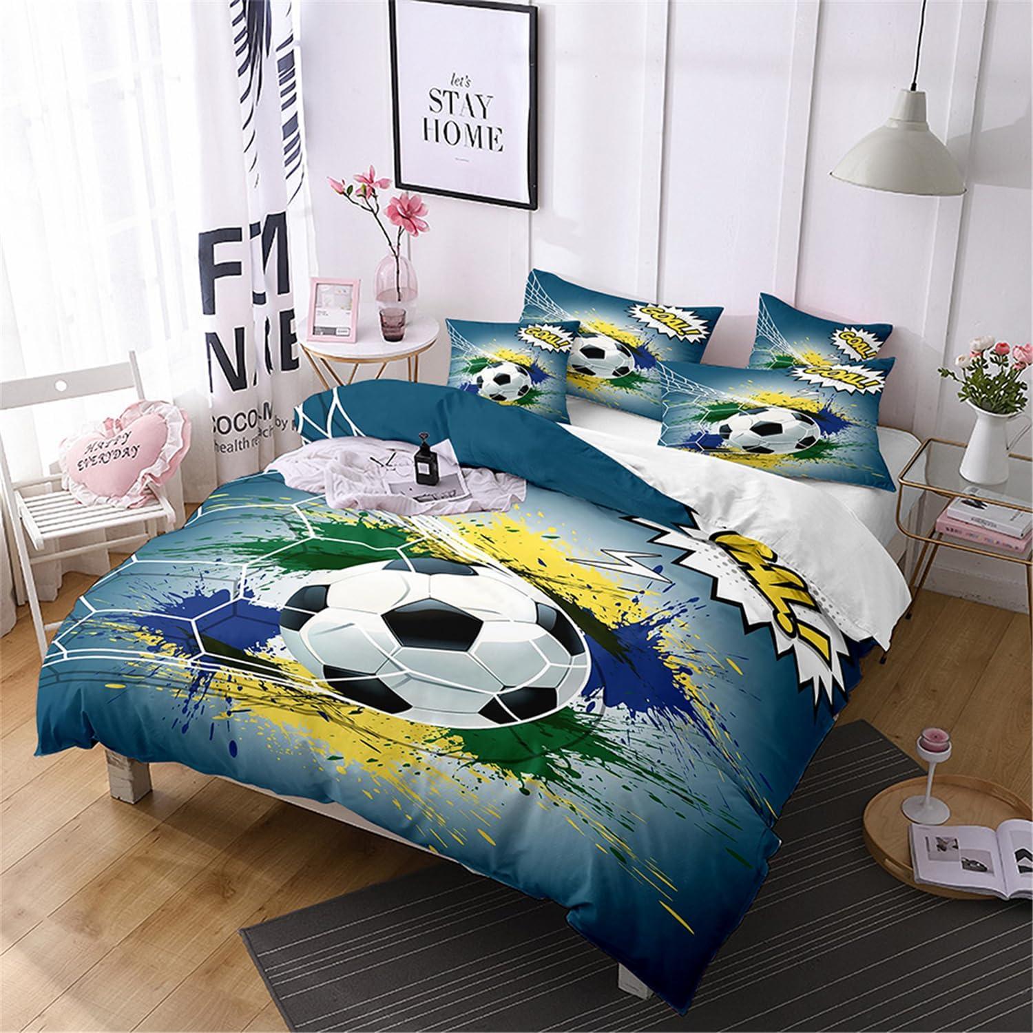 Juego de Ropa de Cama King ChliEarime Heicatte - 3 Piezas