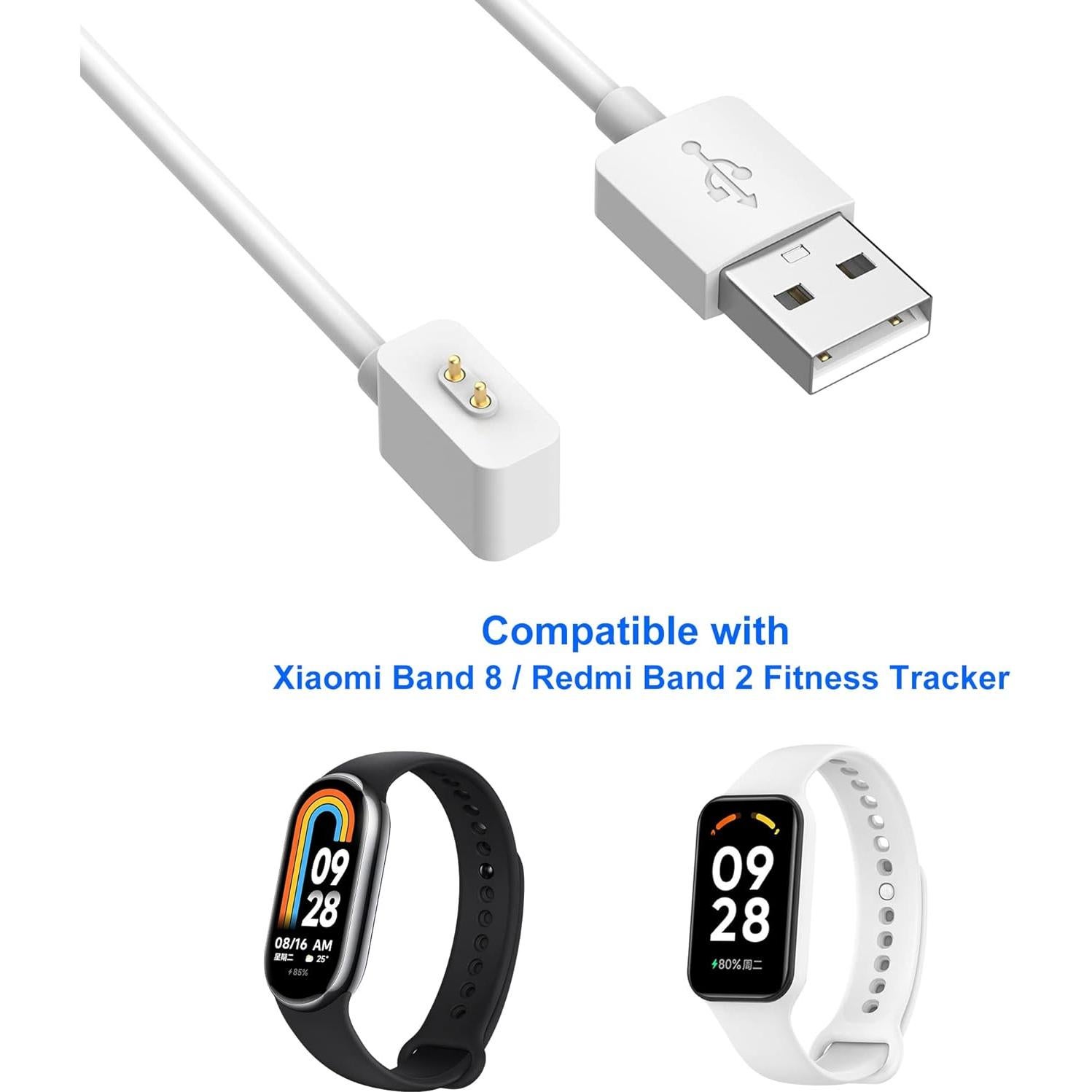 Cable de Carga Lettou para Xiaomi Mi Band 9/8 y Redmi Watch 3/4/5