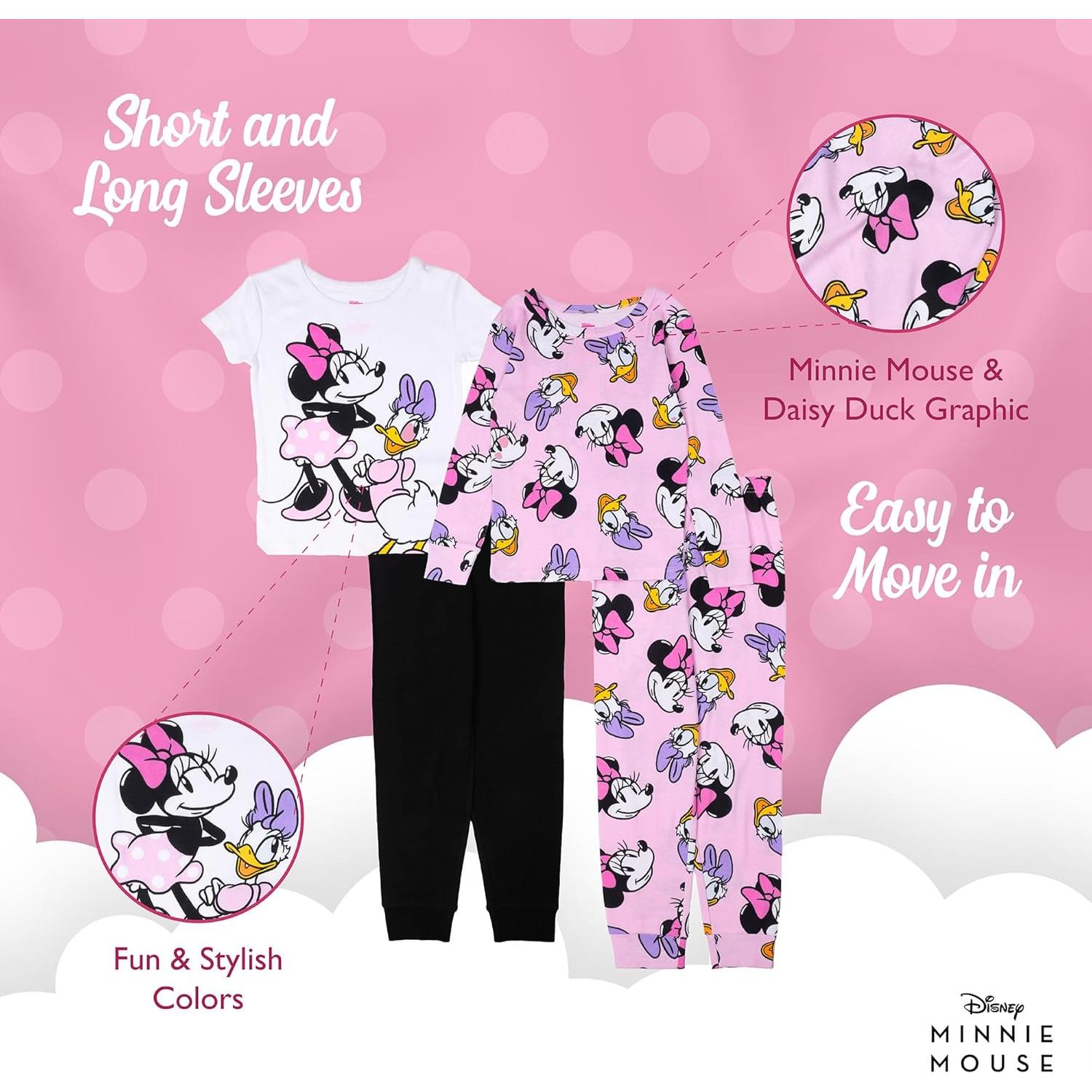 Pijama 4 Piezas Disney Frozen 2 Niñas Algodón Suave