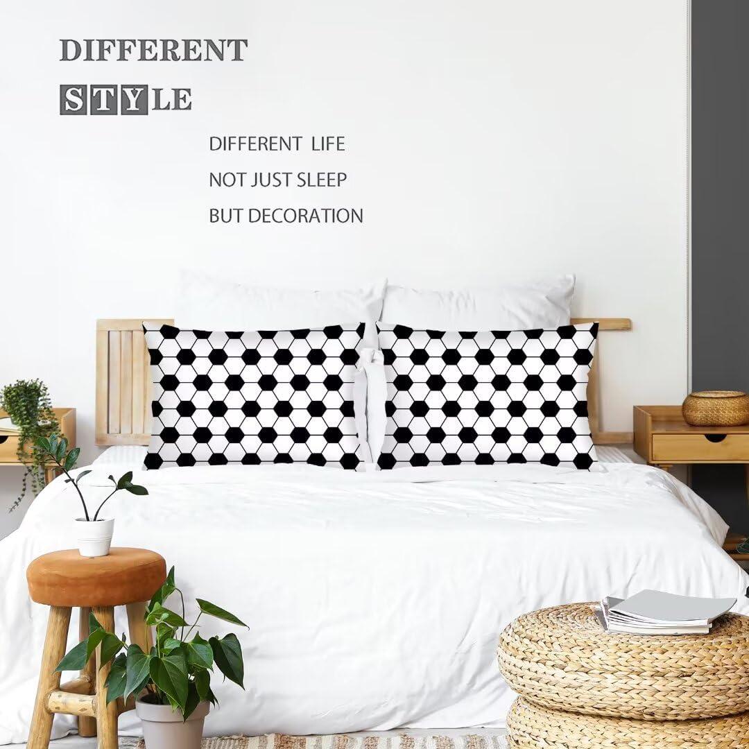 Funda de Almohada Lumbar DAOPUDA Deporte 50x76cm Set de 2