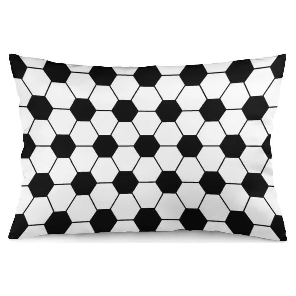 Funda de Cojín Decorativa YUDILINSA 50x76 cm Fútbol